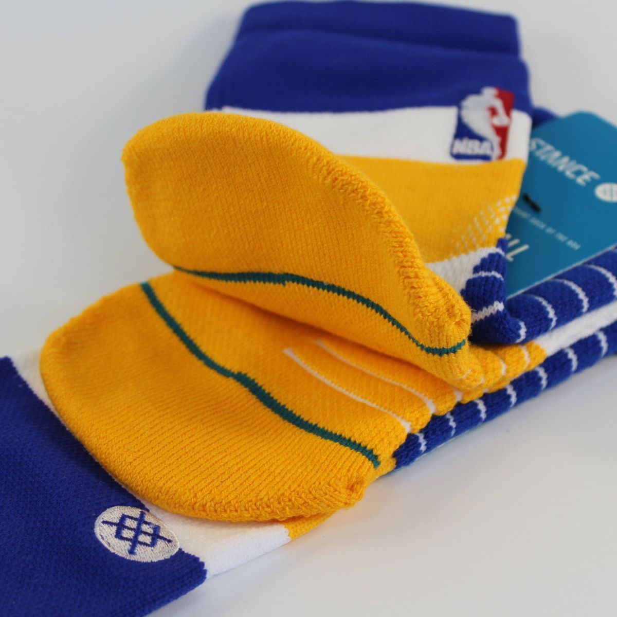 Шкарпетки баскетбольні Stance NBA Golden State Warriors Core Crew Alt 1 Basketball Socks Blue M559D6CCGS-BLU, L (42-46), В наявності, доставка 1-2 дні