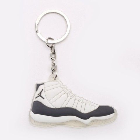 Брелок Jordan 11 Retro White Black, OneSize (універсальний), В наявності, доставка 1-2 дні