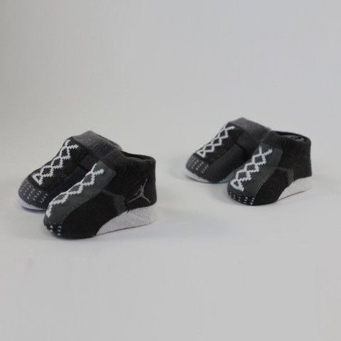 Дитячі шкарпетки Jordan Newborn Infant Booties Grey (0-6 міс), 0-6 місяців, В наявності, доставка 1-2 дні
