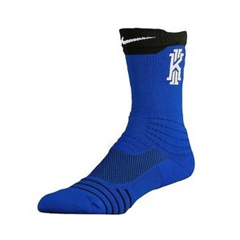Шкарпетки баскетбольні Nike Elite Versatility Kyrie Cushioned Dri-Fit Crew Basketball Socks Blue SX7036-480, XL (46-50), В наявності, доставка 1-2 дні