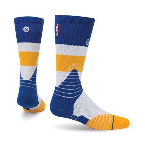 Шкарпетки баскетбольні Stance NBA Golden State Warriors Core Crew Alt 1 Basketball Socks Blue M559D6CCGS-BLU, M (38-42), В наявності, доставка 1-2 дні