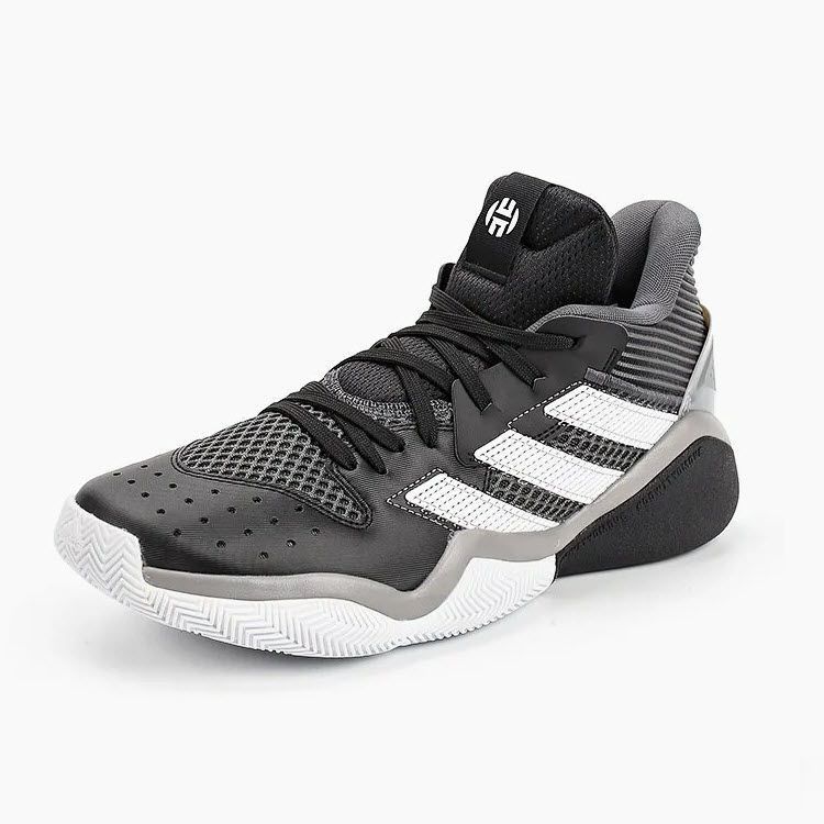 Кросівки баскетбольні Adidas Harden Stepback Black Grey EF9893, 49, В наявності, доставка 1-2 дні