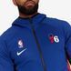 Кофта Nike NBA Philadelphia 76ers Therma Flex Showtime Hoodie Royal Blue AT8488-495, L, В наявності, доставка 1-2 дні