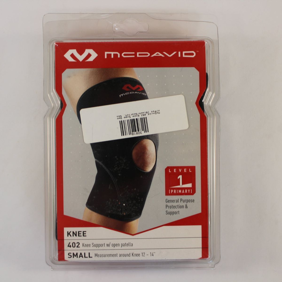 Бандаж з неопрену для колінного суглобу McDavid 402 Knee Support with open patella Black, S, В наявності, доставка 1-2 дні
