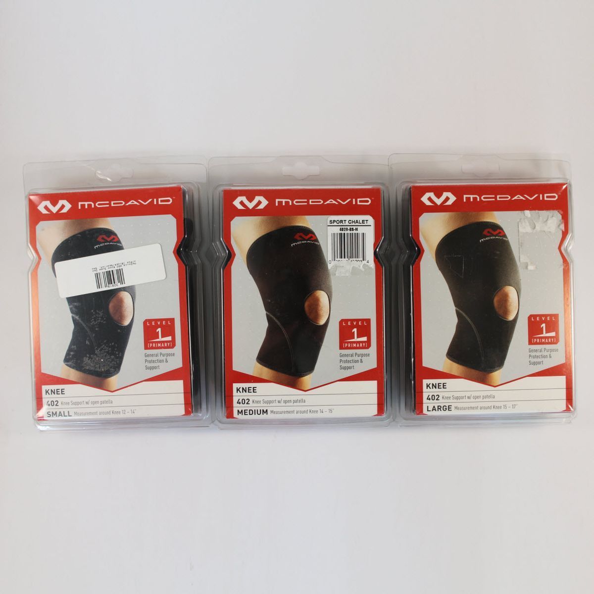Бандаж з неопрену для колінного суглобу McDavid 402 Knee Support with open patella Black, S, В наявності, доставка 1-2 дні