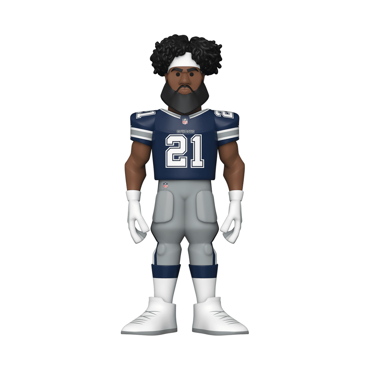 Колекційна фігурка Funko Gold NFL Ezekiel Elliott - Dallas Cowboys Navy (59360), 5'' (12.7 см), В наявності, доставка 1-2 дні