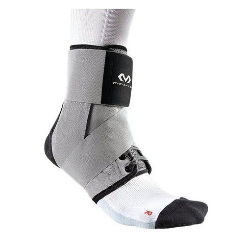 Фіксатор гомілкостопного суглобу McDavid 195 Ankle Brace W/ Straps Grey, XL, В наявності, доставка 1-2 дні