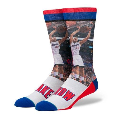 Шкарпетки унісекс Stance NBA Blake Show Los Angeles Clippers Crew Socks Multicolor M548C16BLA-RED, L (42-46), В наявності, доставка 1-2 дні