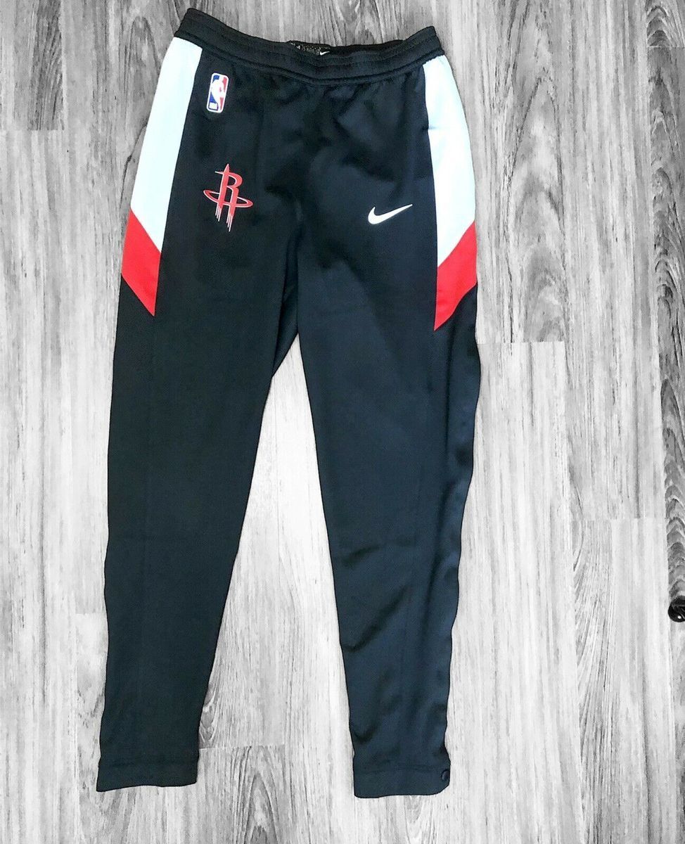 Штани на закльопках Nike NBA Houston Rockets Engineered Warm Up Black CD5483-010, M-T (M-Tall), В наявності, доставка 1-2 дні