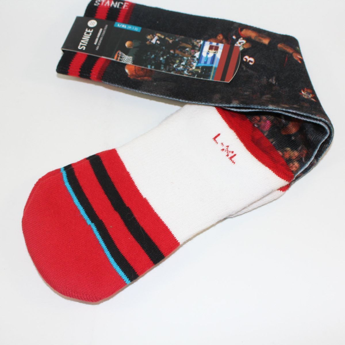 Шкарпетки унісекс Stance NBA Allen Iverson Philadelphia 76ers Crew Socks Multicolor M320D13ALL-SIX, L (42-46), В наявності, доставка 1-2 дні