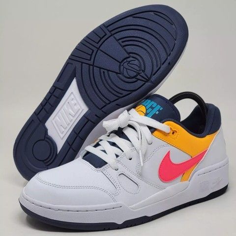 Кросівки унісекс Nike Full Force Lo '90's Neon Pack' White HF4846-100, 40, В наявності, доставка 1-2 дні