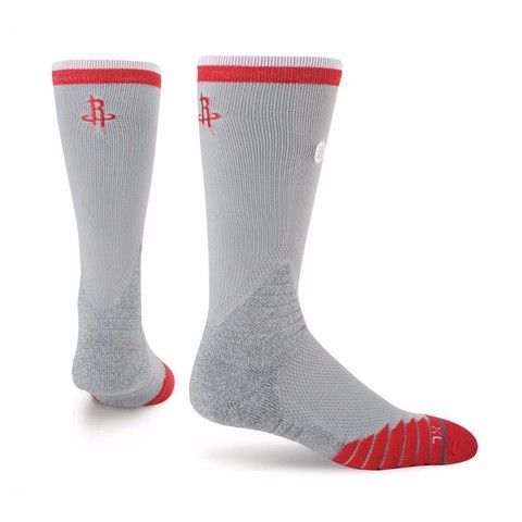 Шкарпетки баскетбольні Stance NBA Houston Rockets Logo Crew Basketball Socks Grey M559C5LCRO-GRY, M (38-42), В наявності, доставка 1-2 дні