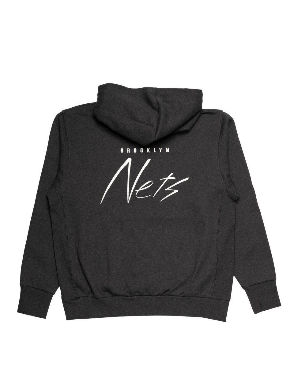 Кофта Nike NBA Brooklyn Nets Courtside Hoodie Grey DR9299-032, S, В наявності, доставка 1-2 дні