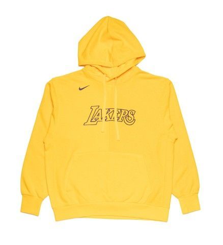 Кофта Nike NBA Los Angeles Lakers Courtside Hoodie Yellow DR9314-728, S, В наявності, доставка 1-2 дні