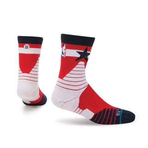 Шкарпетки баскетбольні Stance NBA Washington Wizards Core Quarter Basketball Socks Navy M359D6CQWI-NVY, L (42-46), В наявності, доставка 1-2 дні