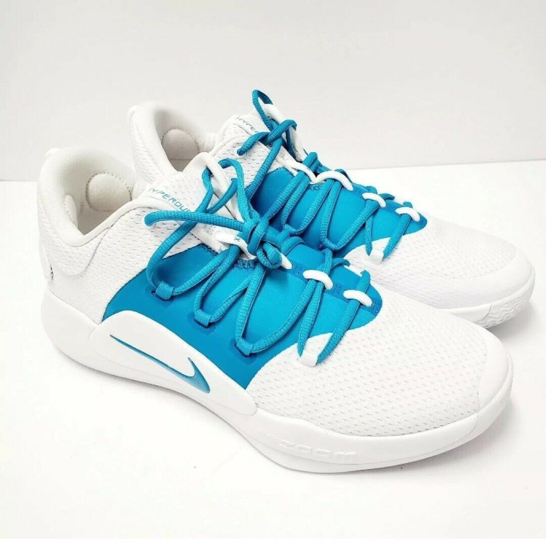 Кросівки баскетбольні Nike Hyperdunk X Low TB White Teal AT3867-116, 50.5, В наявності, доставка 1-2 дні
