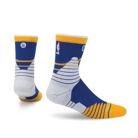 Шкарпетки баскетбольні Stance NBA Golden State Warriors Core Quarter Basketball Socks Blue M359D6CQWA-BLU, L (42-46), В наявності, доставка 1-2 дні