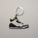 Брелок Jordan 3 Retro White Grey, OneSize (універсальний), В наявності, доставка 1-2 дні