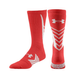 Шкарпетки баскетбольні Under Armour Undeniable Basketball Crew Socks Red White U470-RED/WHT, XL (46-50), В наявності, доставка 1-2 дні