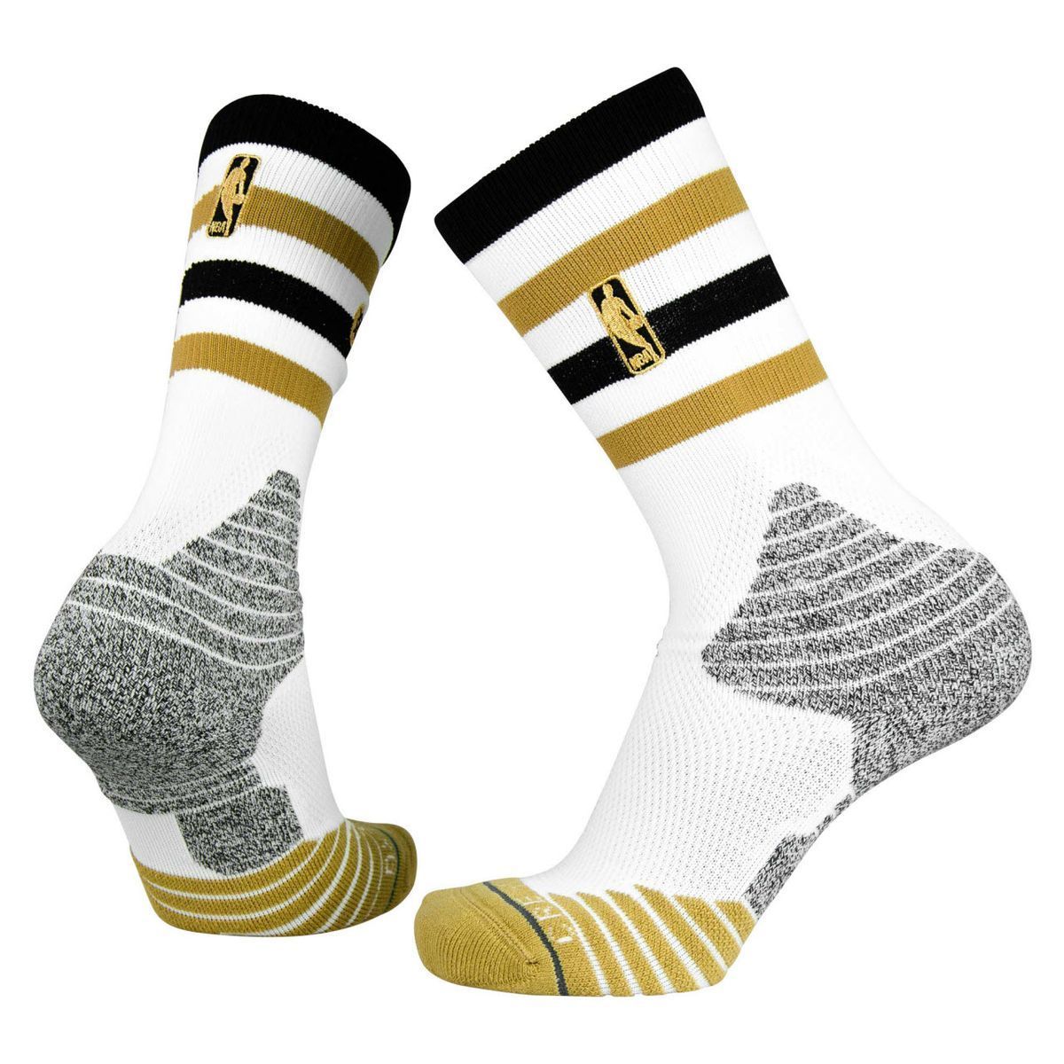 Шкарпетки баскетбольні Stance NBA Toronto Raptors Core Crew Basketball Socks White M559D6CCRA-BLK, L (42-46), В наявності, доставка 1-2 дні