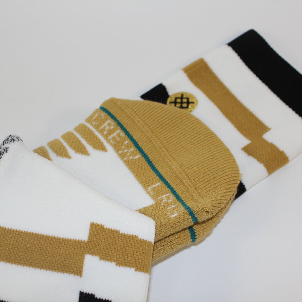 Шкарпетки баскетбольні Stance NBA Toronto Raptors Core Crew Basketball Socks White M559D6CCRA-BLK, L (42-46), В наявності, доставка 1-2 дні