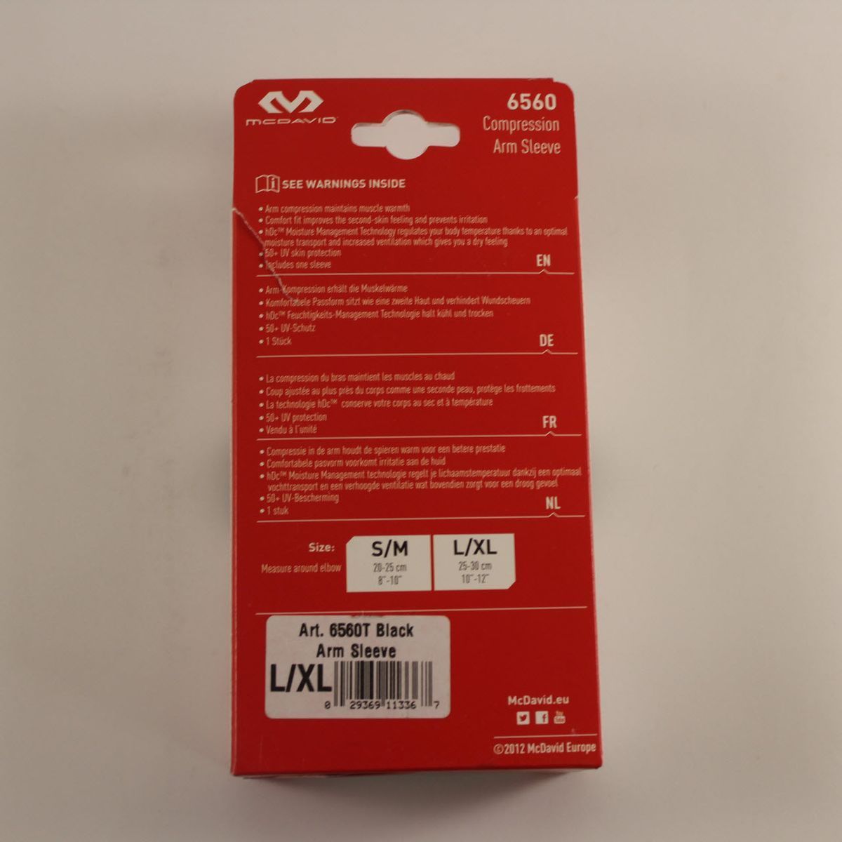 Нарукавник McDavid 6560 Compression Sleeve Royal, L/XL, В наявності, доставка 1-2 дні
