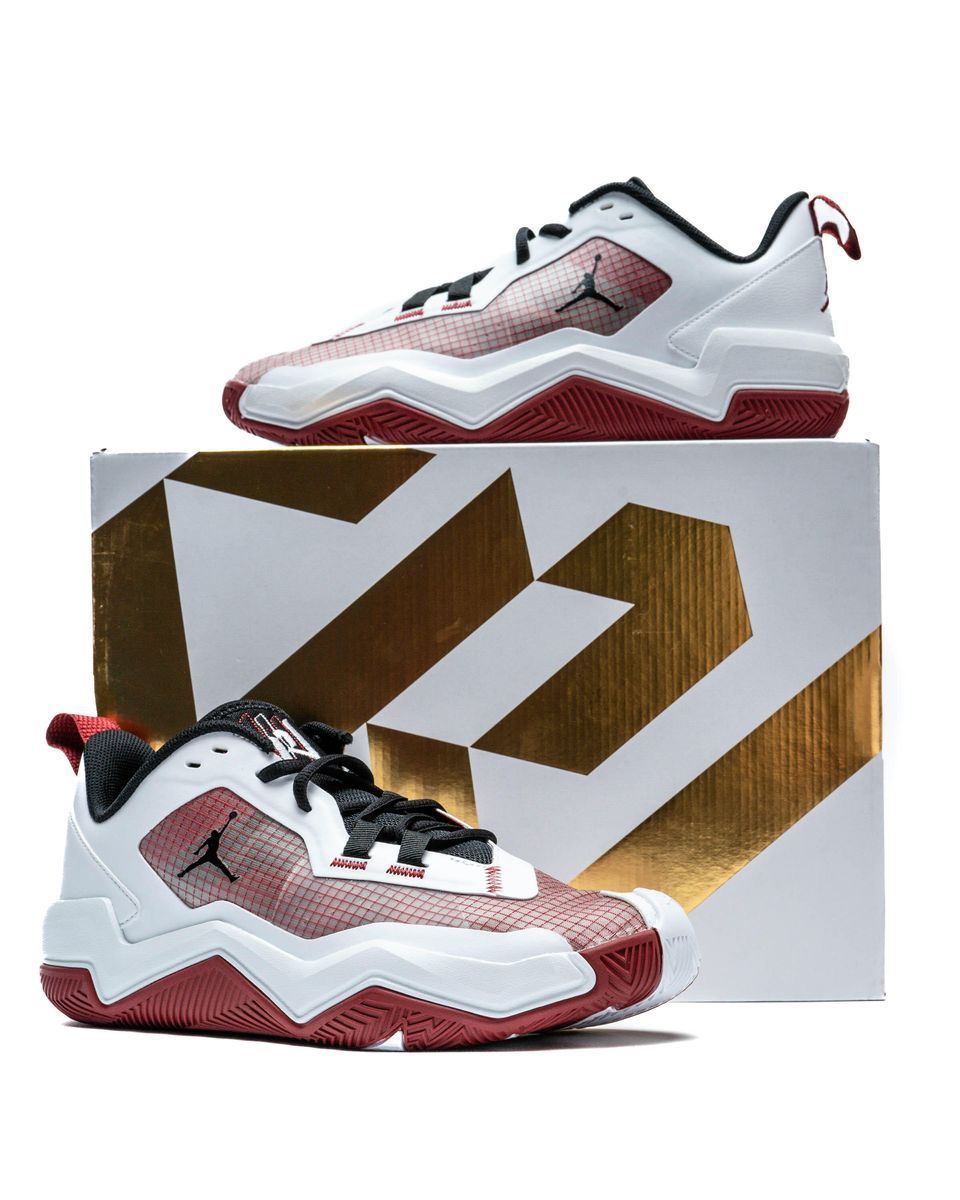 Кросівки баскетбольні Jordan One Take 4 White Red DZ3338-100, 45, В наявності, доставка 1-2 дні