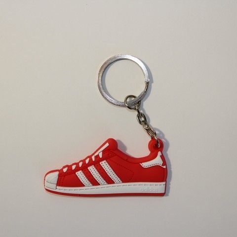 Брелок Adidas Superstar Originals Red White, OneSize (універсальний), В наявності, доставка 1-2 дні