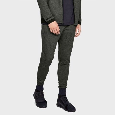Штани чоловічі Under Armour HW Knit Jogger Dark Green 1320725-357, M, В наявності, доставка 1-2 дні