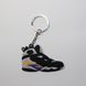 Брелок Jordan 8 Retro Black Grey, OneSize (універсальний), В наявності, доставка 1-2 дні