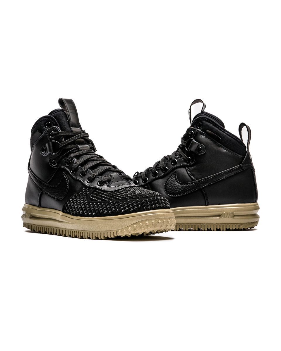 Кросівки черевики Nike Lunar Force 1 Duckboot Black Olive DZ5320-001, 38.5, В наявності, доставка 1-2 дні