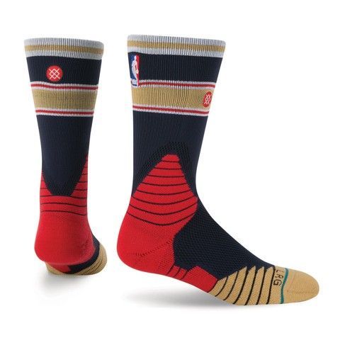 Шкарпетки баскетбольні Stance NBA New Orleans Pelicans Core Crew Basketball Socks Navy M559C5CCPE-NVY, L (42-46), В наявності, доставка 1-2 дні