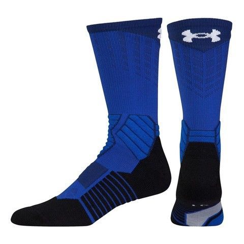 Шкарпетки баскетбольні Under Armour Performance Basketball Crew Socks Royal Blue 1292873-400, L (42-46), В наявності, доставка 1-2 дні