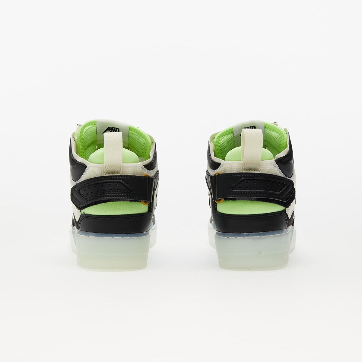 Кросівки чоловічі Nike Air Force 1 React Mid Black Neon DQ1872-100, 39, В наявності, доставка 1-2 дні