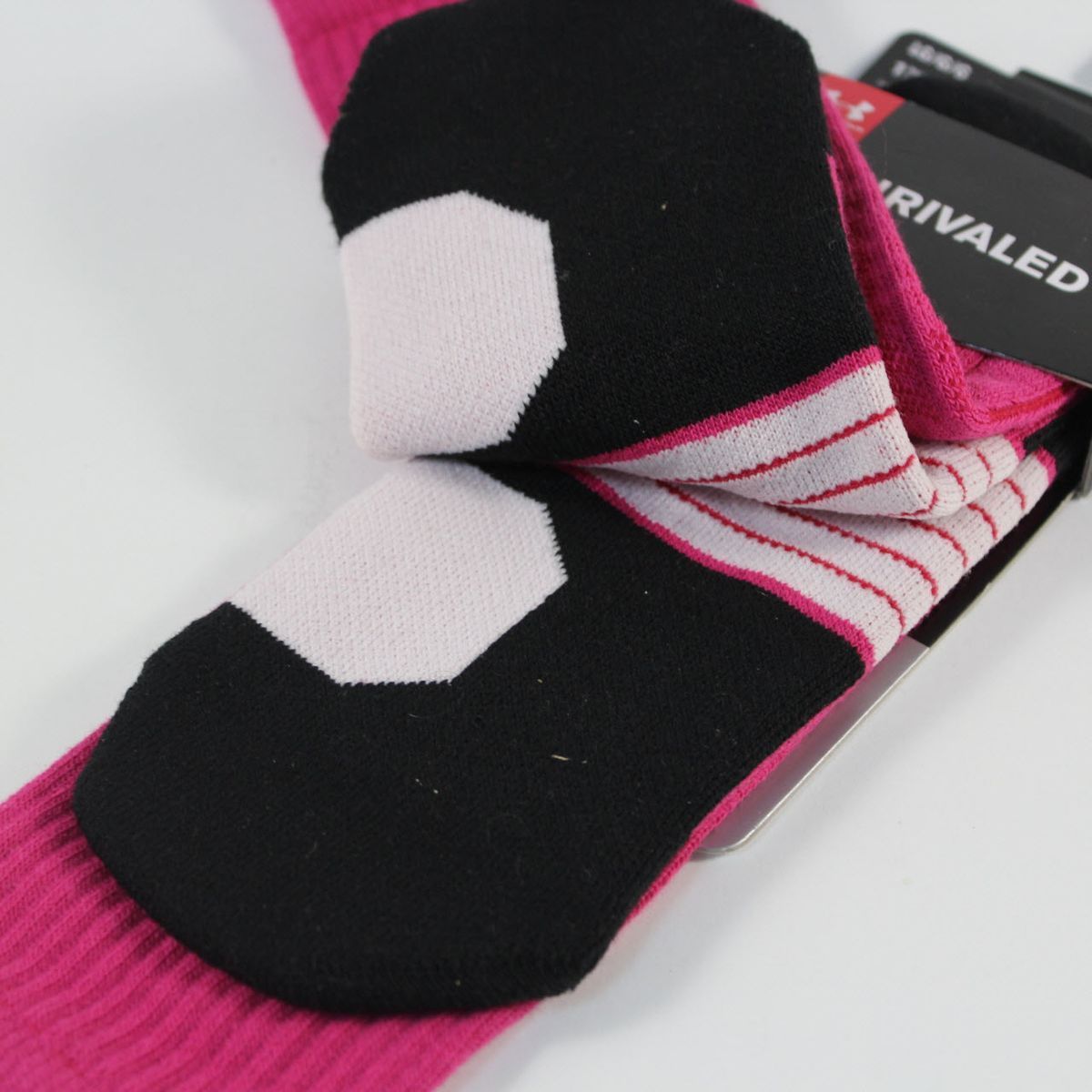 Шкарпетки спортивні Under Armour Unrivaled Crew Socks Pink 1292865-654, L (42-46), В наявності, доставка 1-2 дні
