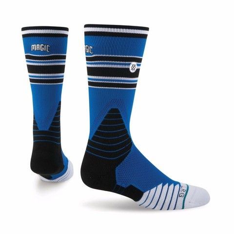 Шкарпетки баскетбольні Stance NBA Orlando Magic Logo Crew Basketball Socks Blue M559C5LCMA-BLU, M (38-42), В наявності, доставка 1-2 дні