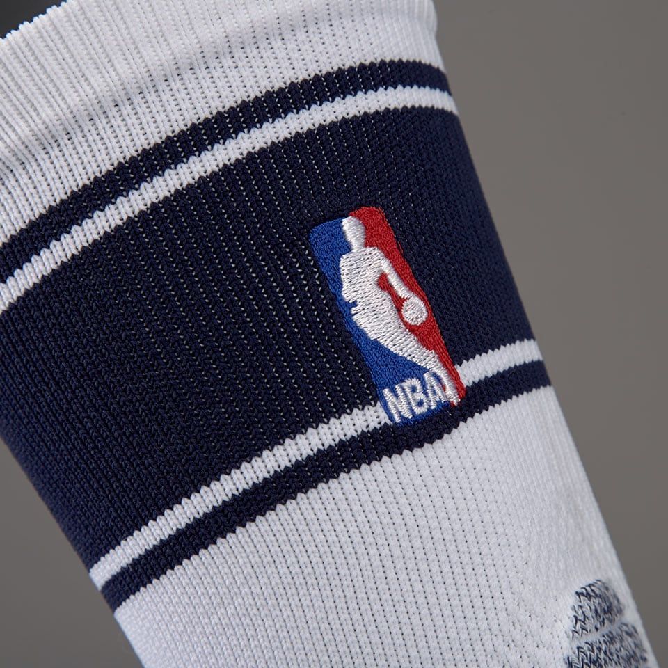 Шкарпетки баскетбольні Stance NBA Bold Stripe Crew Basketball Socks White Navy M559D6CRBS-NVY, L (42-46), В наявності, доставка 1-2 дні