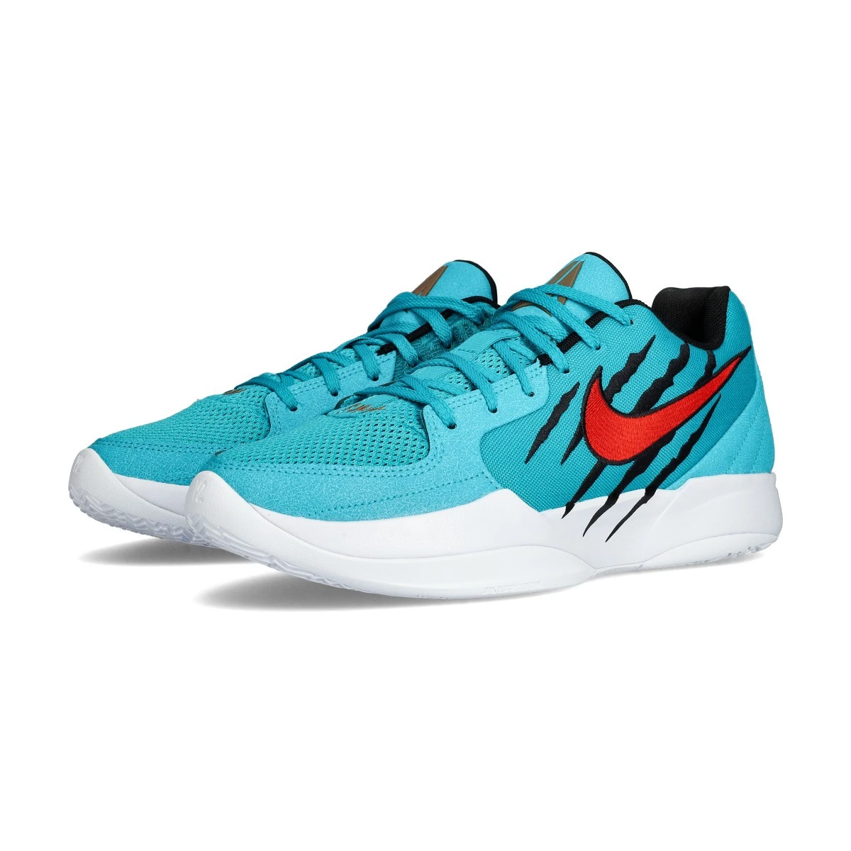 Кросівки баскетбольні Nike Ja 2 ''Scratch'' Rapid Teal/University Red HQ1759-400, 49.5, В наявності, доставка 1-2 дні