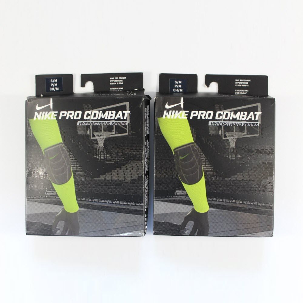 Нарукавник компресійний з захистом ліктя Nike Pro Combat Hyperstrong Series Basketball Sleeve Navy, S/M, В наявності, доставка 1-2 дні
