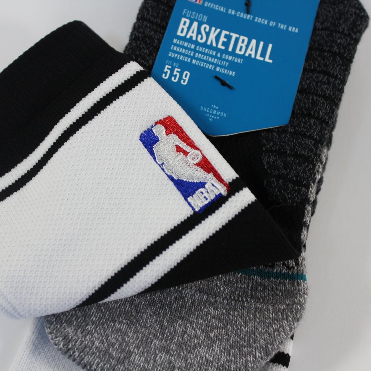 Шкарпетки баскетбольні Stance NBA Bold Stripe Crew Basketball Socks Black M559D6CRBS-BLK, XL (46-50), В наявності, доставка 1-2 дні