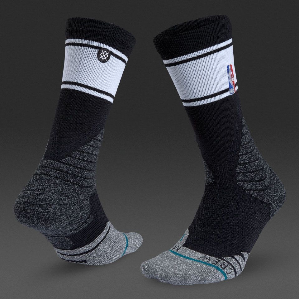 Шкарпетки баскетбольні Stance NBA Bold Stripe Crew Basketball Socks Black M559D6CRBS-BLK, XL (46-50), В наявності, доставка 1-2 дні