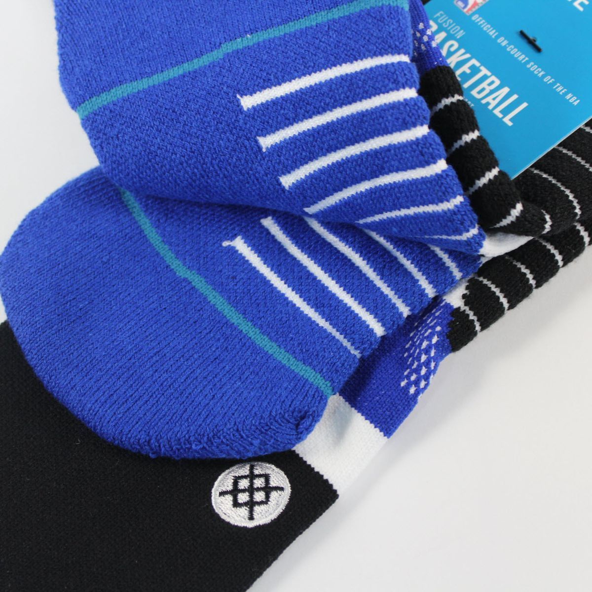 Шкарпетки баскетбольні Stance NBA Crew Cap Basketball Socks Black Blue M559D6CRCA-BLU, L (42-46), В наявності, доставка 1-2 дні