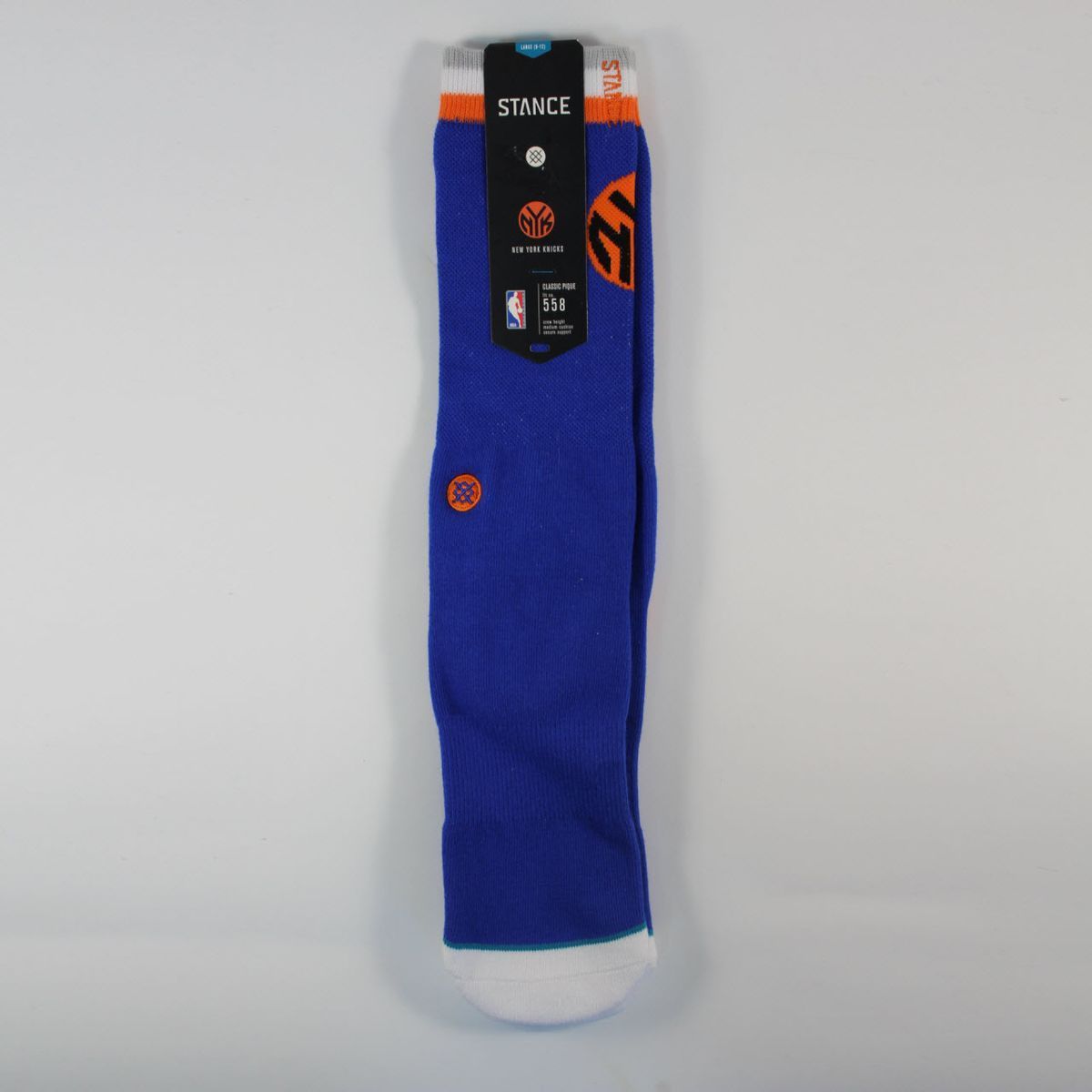 Шкарпетки унісекс Stance NBA New York Knicks Arena Logo Crew Socks Blue M558D5KNIC-BLU, L (42-46), В наявності, доставка 1-2 дні
