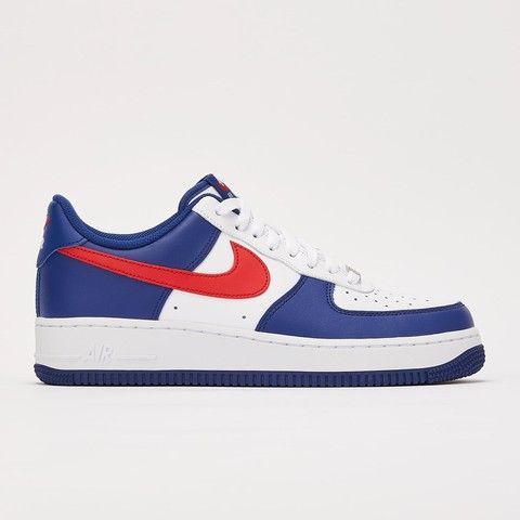 Кросівки чоловічі Nike Air Force 1 '07 &ldquo;Independence Day&rdquo; White/Varsity Red/Sport Royal CZ9164-100, 41, В наявності, доставка 1-2 дні