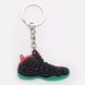 Брелок Nike Air Foamposite One Black Green Red, OneSize (універсальний), В наявності, доставка 1-2 дні
