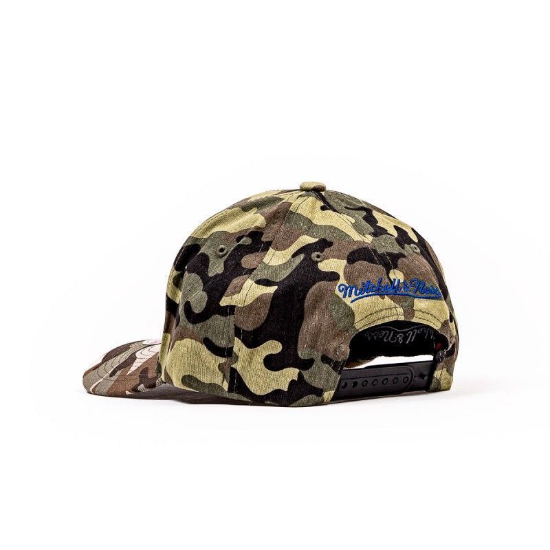 Кепка снепбек Mitchell & Ness NBA Philadelphia 76ers Woodland Desert Stretch Snapback Khaki 6HSSMM19494-P76CMWD, OneSize (універсальний), В наявності, доставка 1-2 дні