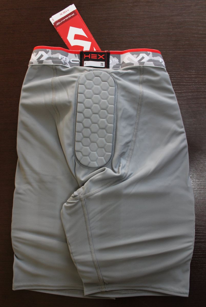 Компрессионные шорты с защитой McDavid 7991 Hex Dual-Density Thudd Shorts, XXL