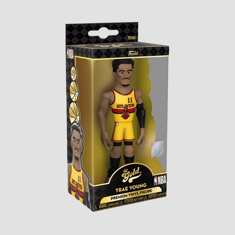 Колекційна фігурка Funko Gold NBA Trae Young - Atlanta Hawks Yellow (59383), 5'' (12.7 см), В наявності, доставка 1-2 дні