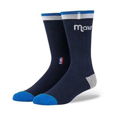 Шкарпетки унісекс Stance NBA Dallas Mavericks Arena Logo Crew Socks Navy M558D5MAVS-NVY, L (42-46), В наявності, доставка 1-2 дні