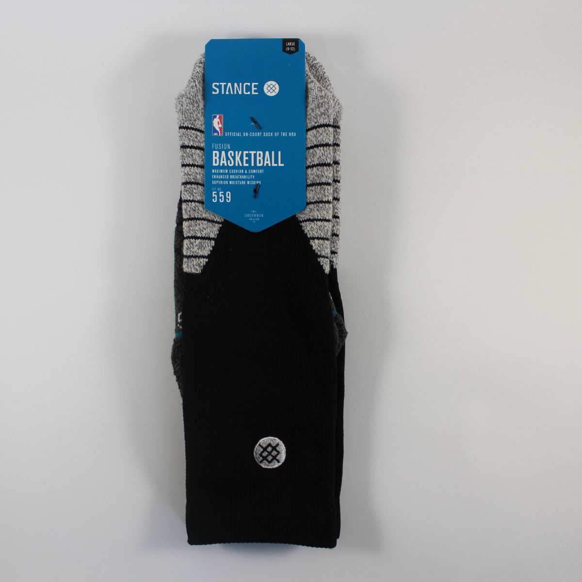 Шкарпетки баскетбольні Stance NBA Solid Crew Basketball Socks Black M559C5SLID-BLK, XL (46-50), В наявності, доставка 1-2 дні